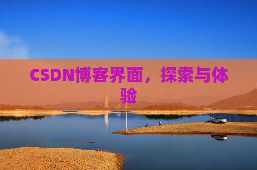 CSDN博客界面，探索与体验